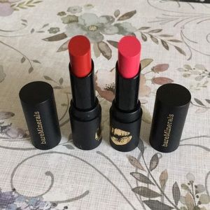 bareMinerals Makeup - NEW!! Two bareMinerals lipsticks —Travel-sized bareMinerals Makeup - NEW!! Two bareMinerals lipsticks —Travel-sized
